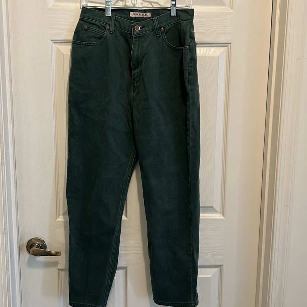 Vintage High Sierra Green Denim. Read Description about fit!
